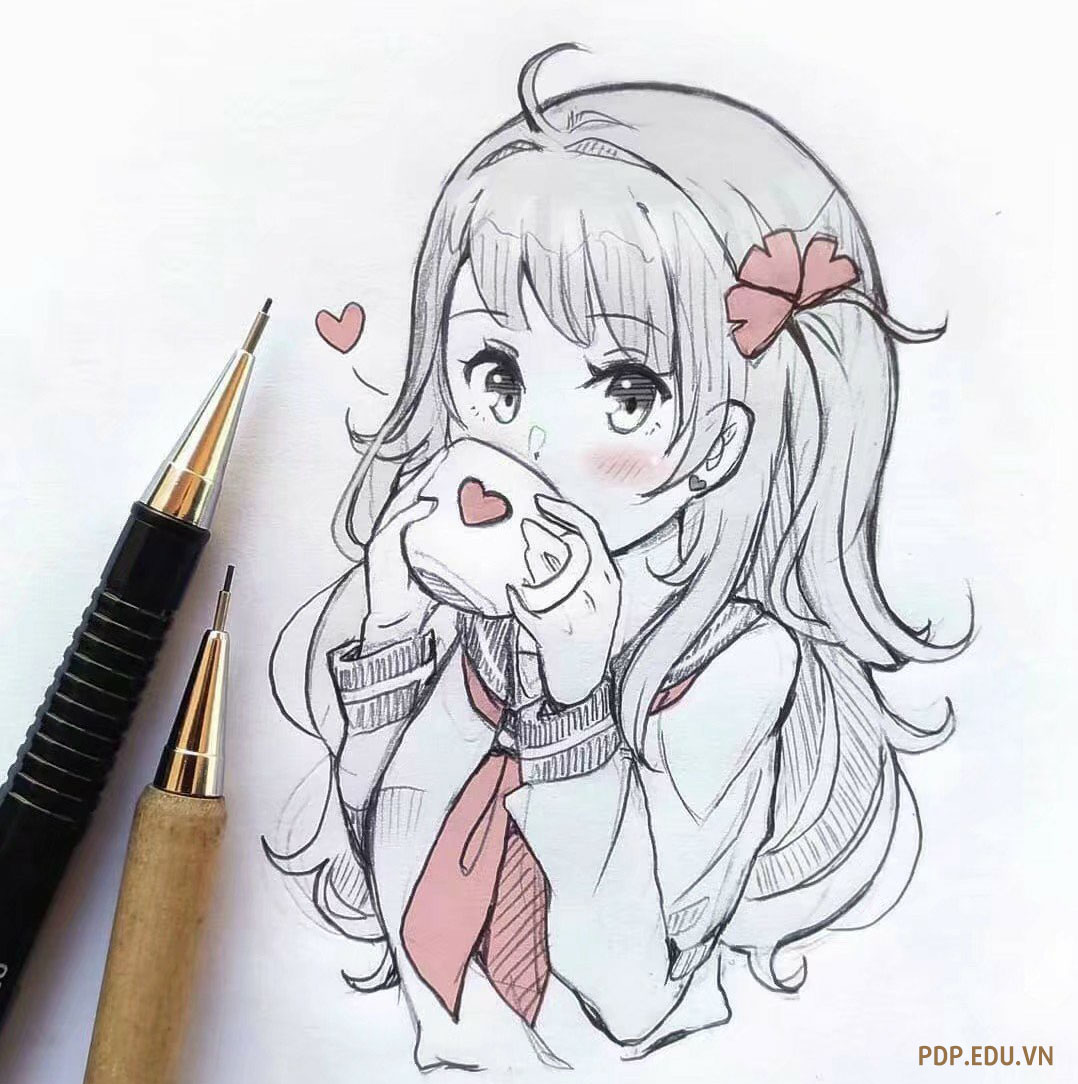 20 Gợi Ý Vẽ Tranh Anime Nữ cổ trang bằng bút chì đơn giản