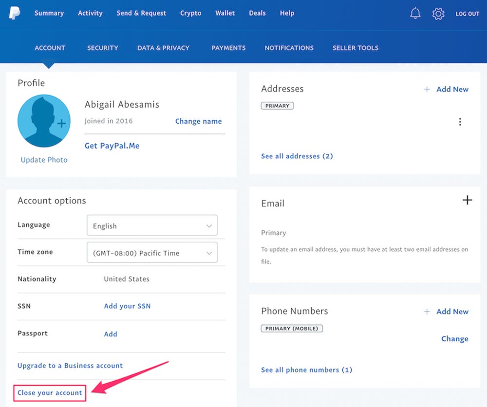 How To Delete And Close Your Paypal Account