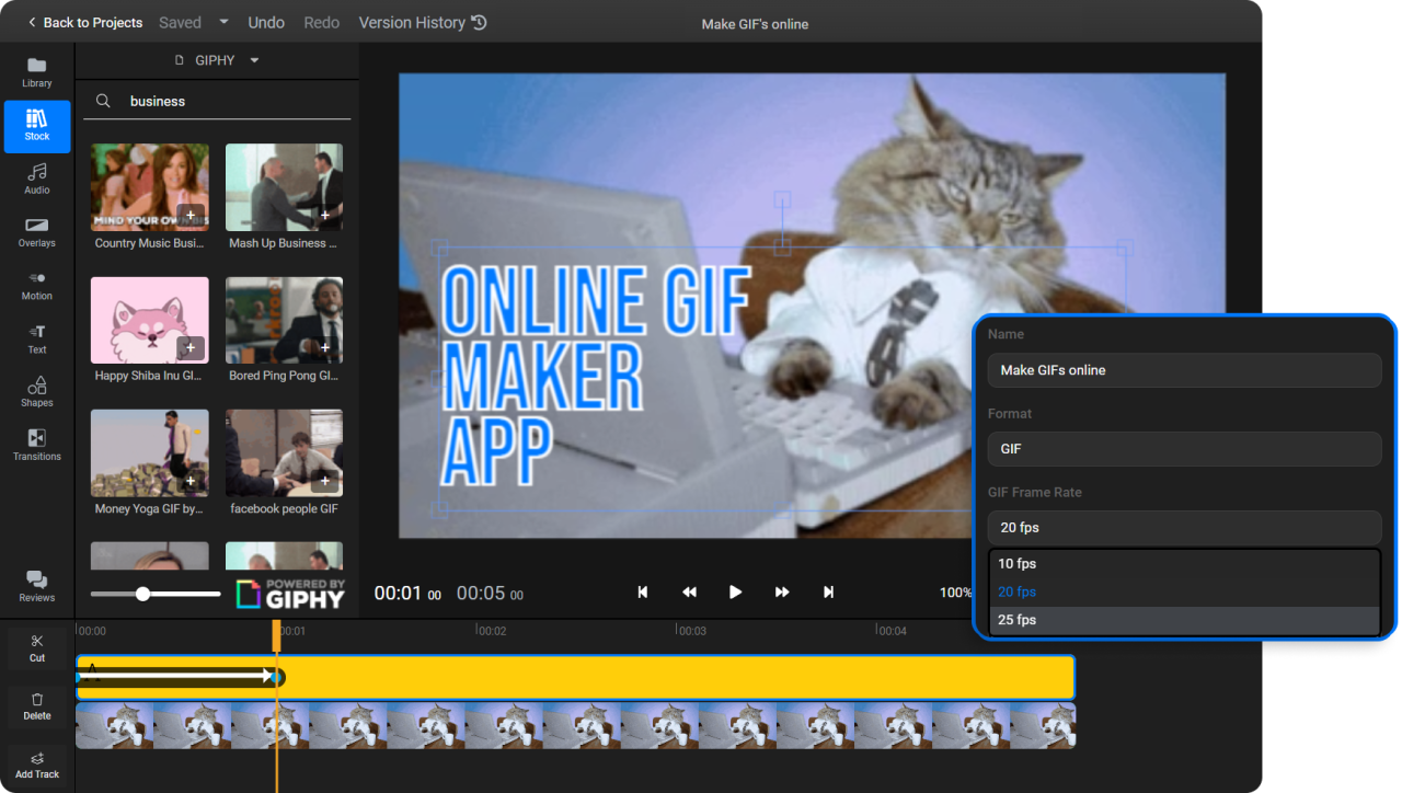 Gif Maker | Make Gifs From Videos Or Images Online | Flixier