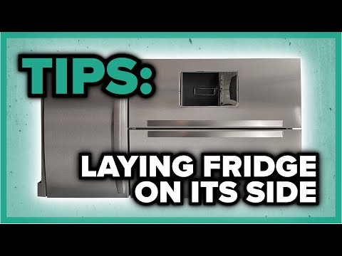 Can you lay your refrigerator or freezer on its side for transporting?  Well yes, BUT...