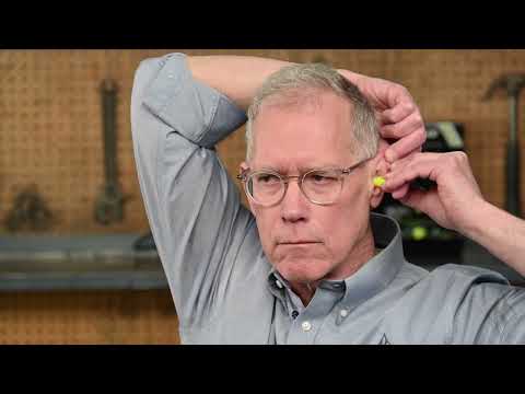 Hearing Protection: How to insert earplugs correctly
