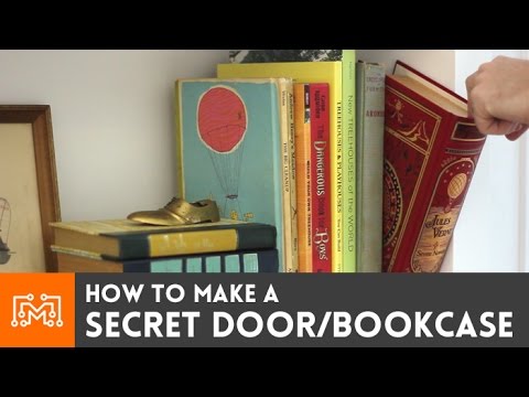 How to make a secret door / bookcase | I Like To Make Stuff